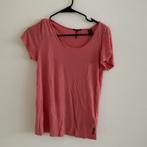 Maison Scotch Scotch & soda roze t-shirt lage ronde hals, Gedragen, Maat 34 (XS) of kleiner, Ophalen of Verzenden, Roze