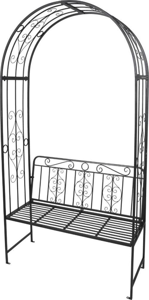 Rozenboog metaal en Rozenboog metaal met zitbank Zomer aanbi, Tuin en Terras, Tuinwanddecoratie, Gebruikt, Ophalen