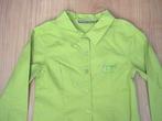 BARBARA FARBER / BF mooie limegroen / geel groene blouse 140, Gebruikt, Meisje, Overhemd of Blouse, Ophalen of Verzenden