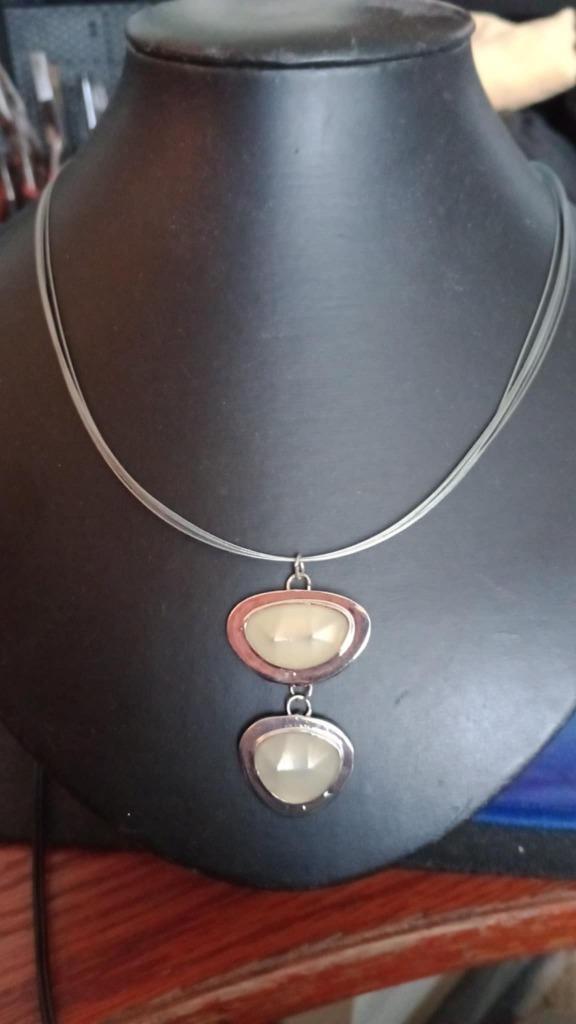 White Fire Rainbow Moonstone Collier. Size: ca 45/50cm, Sieraden, Tassen en Uiterlijk, Kettingen, Nieuw, Zilver, Wit, Met edelsteen