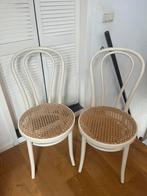 Bistrostoelen Thonet stijl met webbing zitting, Antiek en Kunst, Antiek | Meubels | Stoelen en Banken, Ophalen of Verzenden