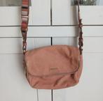 Fossil Preston leren crossbodytas perzik/blush, Ophalen of Verzenden, Gebruikt, Overige kleuren, Schoudertasje