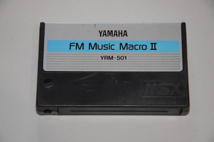 MSX : Yamaha FM Music Marco II (2) Cartridge (YRM-501), Computers en Software, Vintage Computers, Ophalen of Verzenden