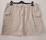 Beige/ecru spijkerrok maat 46 zgan ,, Beige, Maat 46/48 (XL) of groter, Ophalen of Verzenden, Zo goed als nieuw