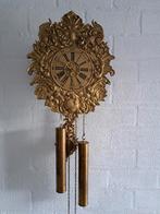 Goudkleurige houten klok, Ophalen of Verzenden