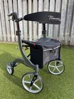 Travixx Deluxe S - Medipoint rollator +tas+rugband, Ophalen, Opvouwbaar, Zo goed als nieuw