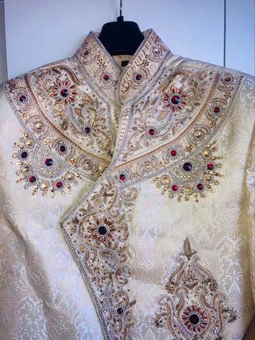 Indiase trouwkleding, sherwani, helemaal nieuw! 