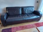 Leren bankstel in de kleur bruin, Huis en Inrichting, Ophalen, Gebruikt, 75 tot 100 cm