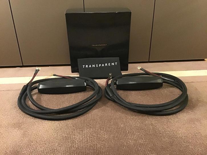 Transparent Ultra luidspreker kabelset, Audio, Tv en Foto, Audiokabels en Televisiekabels, Zo goed als nieuw, Luidsprekerkabel