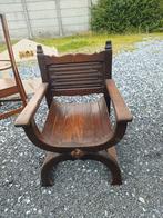 Mooie zware koloniale stoel, Antiek en Kunst, Antiek | Meubels | Stoelen en Banken, Ophalen