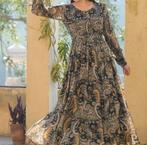 Co’couture maxi jurk maat S, Kleding | Dames, Jurken, Maat 38/40 (M), Verzenden, Zwart, Zo goed als nieuw