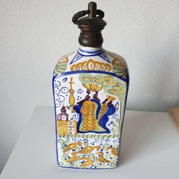 Mooie handbeschilderde  kruik beschikbaar voor biedingen