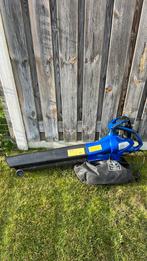Bladzuiger en bladblazer met hakselaar, Tuin en Terras, Bladblazers, Ophalen, Zo goed als nieuw, Elektrisch
