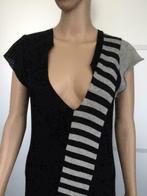 F49 Not The Same: maat 36/38=S/M jurk a-symmetrisch NTS, Kleding | Dames, Maat 38/40 (M), Not the same, Zwart, Ophalen of Verzenden