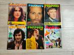 6 Popfoto bladen met Super Poster. 1970-1974, Ophalen of Verzenden, 1960 tot 1980, Nederland, Tijdschrift