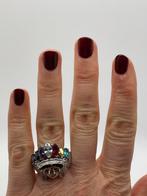 A358 Prachtige zilveren ring indiaan maat 21,5, 20 of groter, Ophalen of Verzenden, X, Dame