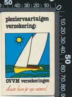 Sticker: OVVM Verzekeringen - Pleziervaartuig verzekering, Verzenden, Zo goed als nieuw, Bedrijf of Vereniging