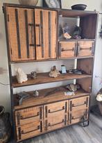 Mangohouten buffetkast, Huis en Inrichting, Ophalen, 100 tot 150 cm, Zo goed als nieuw, 150 tot 200 cm