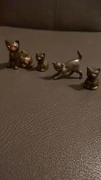 Kleine bronzen katten beeldjes, Antiek en Kunst, Ophalen of Verzenden