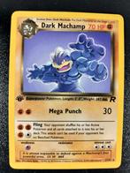 Team Rocket Dark Machamp 1st edition, Ophalen of Verzenden, Zo goed als nieuw, Losse kaart