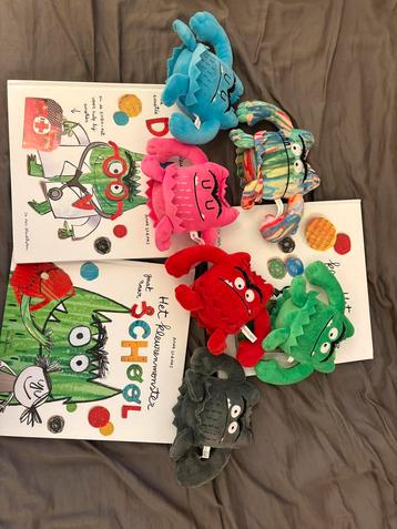 Kleurenmonster Boeken & Knuffels Set beschikbaar voor biedingen