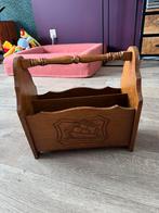 Eiken lectuurbak, Huis en Inrichting, Woonaccessoires | Krantenbakken en Lectuurbakken, Ophalen, Gebruikt