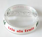 Oude glazen SiSi Sinas Reclame Asbak Fris Als Fruit , Verzamelen, Merken en Reclamevoorwerpen, Verzenden, Gebruikt, Gebruiksvoorwerp