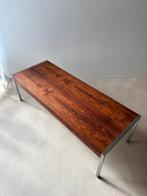 Vintage Dutch Design salontafel Topform palissander jaren 60, Zo goed als nieuw, Minder dan 50 cm, Rechthoekig, 50 tot 100 cm