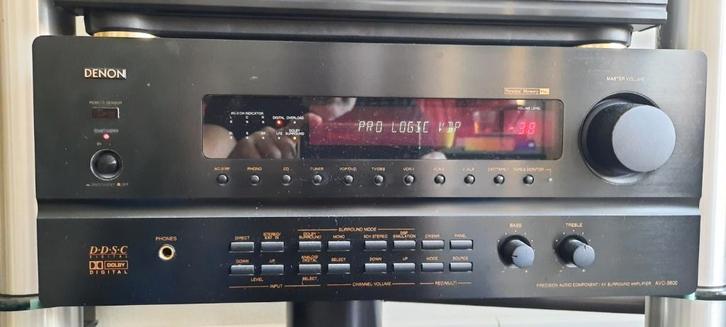 Denon AVC-3800 Dolby Digital Geïntegreerde Versterker ., Audio, Tv en Foto, Versterkers en Receivers, Gebruikt, 5.1, 60 tot 120 watt