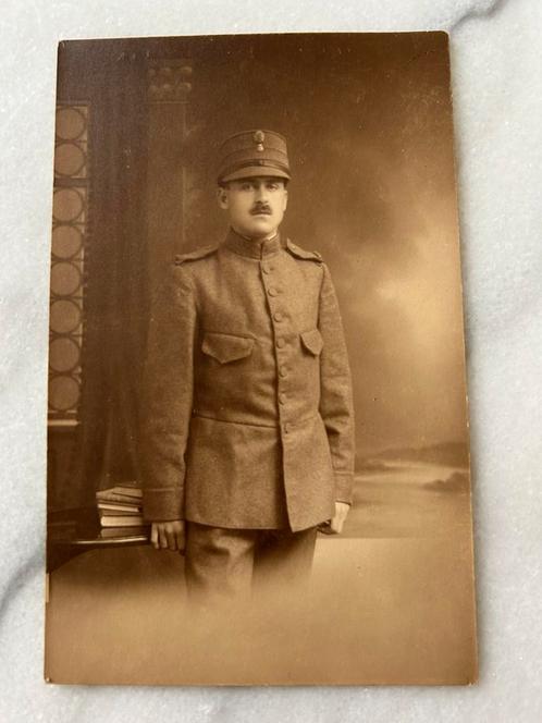 Fotokaart Nederlands leger soldaat uniform kepi utrecht, Verzamelen, Foto's en Prenten, Zo goed als nieuw, Voor 1940, Ophalen of Verzenden