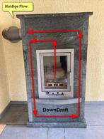 Unieke Speksteenkachel 5kW met DOWN DRAFT Verbranding! 850kg, Ophalen, Gebruikt, Houtkachel, Vrijstaand