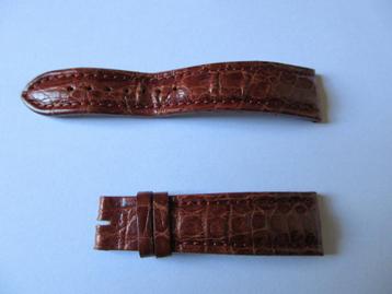 CHRONOSWISS HORLOGEBAND, leer, origineel, 22 mm., ongebruikt beschikbaar voor biedingen