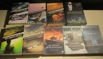 9 Prima Thrillers Boeken - Varg Veum / Jussi Adler-Olsen beschikbaar voor biedingen