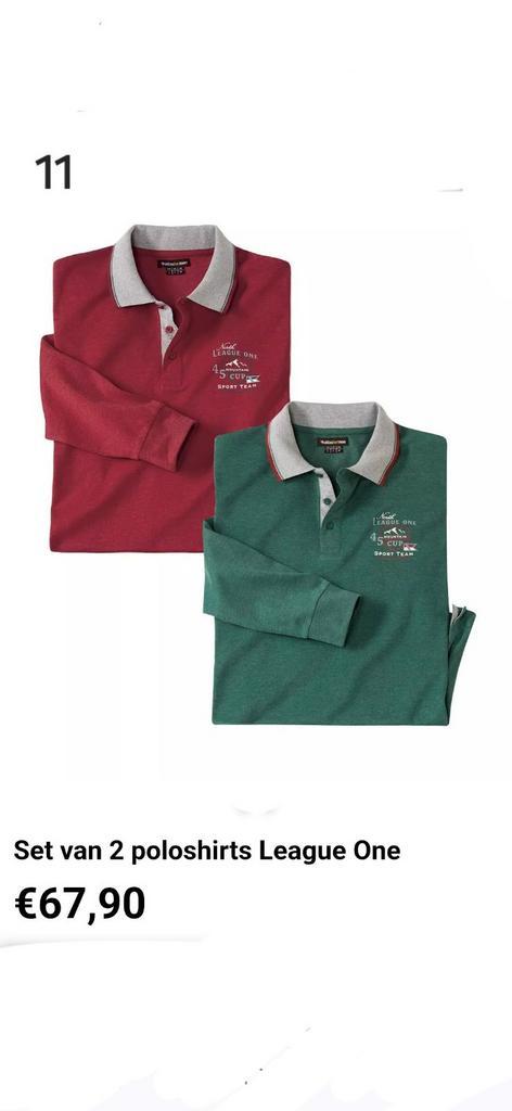 2 nieuwe heren polo's. Maat 5xl  (11), Kleding | Heren, Grote Maten, Nieuw, Ophalen of Verzenden