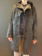 Shearling Jas ‘faux fur’  Lammy coat- Maat 40 (L), Ophalen, Gedragen, Maat 38/40 (M), Zwart