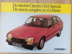 Citroen GSA folder, 1981, Ophalen of Verzenden, Zo goed als nieuw, Citroën