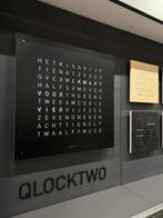 -10% Nieuw Qlocktwo Woordklok Design Rust Zwart copper Klok, Wandklok, Nieuw, Ophalen of Verzenden, Qlocktwo