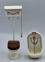 WC en wasbak Bodo Hennig poppenhuis, Ophalen of Verzenden, Gebruikt, Sanitair