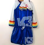 K3 Roller disco verkleedpak met sokken, Kinderen en Baby's, Carnavalskleding en Verkleedspullen, Ophalen of Verzenden, Gebruikt