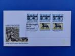 Postzegel NL 1975 FDC 144a Blok Kinderzegels 06-09, Postzegels en Munten, Postzegels | Nederland, Ophalen of Verzenden, Na 1940