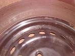 Stalen velgen met autobanden, Ophalen, Gebruikt, 155 mm, 13 inch