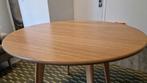 Ronde houten tafel (100cm) - Zo goed als nieuw!, Huis en Inrichting, Tafels | Eettafels, Ophalen of Verzenden