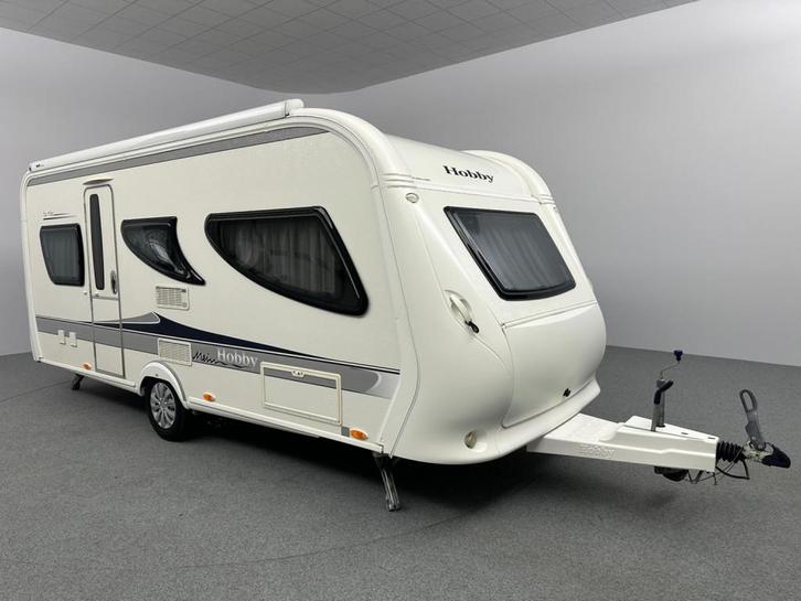 Hobby La Vita Bionda 495 UL Mover €1000,- CARAVANVOORDEEL, Caravans en Kamperen, Caravans, Bedrijf, tot en met 4, Rondzit, Hobby