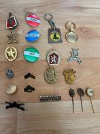 Diverse militaire emblemen, Verzenden, Landmacht, Nederland, Embleem of Badge