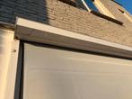 Elektrisch bediende screen - 4m breed, Doe-het-zelf en Verbouw, Rolluiken, Ophalen, Gebruikt, 200 cm of meer, Grijs