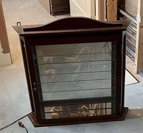 Klein vitrine kastje met verlichting, Antiek en Kunst, Antiek | Woonaccessoires, Ophalen