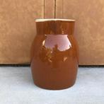 Digoin Sarreguemines bruine grès kan waterkan wijnkan pichet, Ophalen of Verzenden