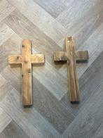 Houten decoratie kruis kruizen, Verzamelen, Ophalen, Zo goed als nieuw, Overige typen