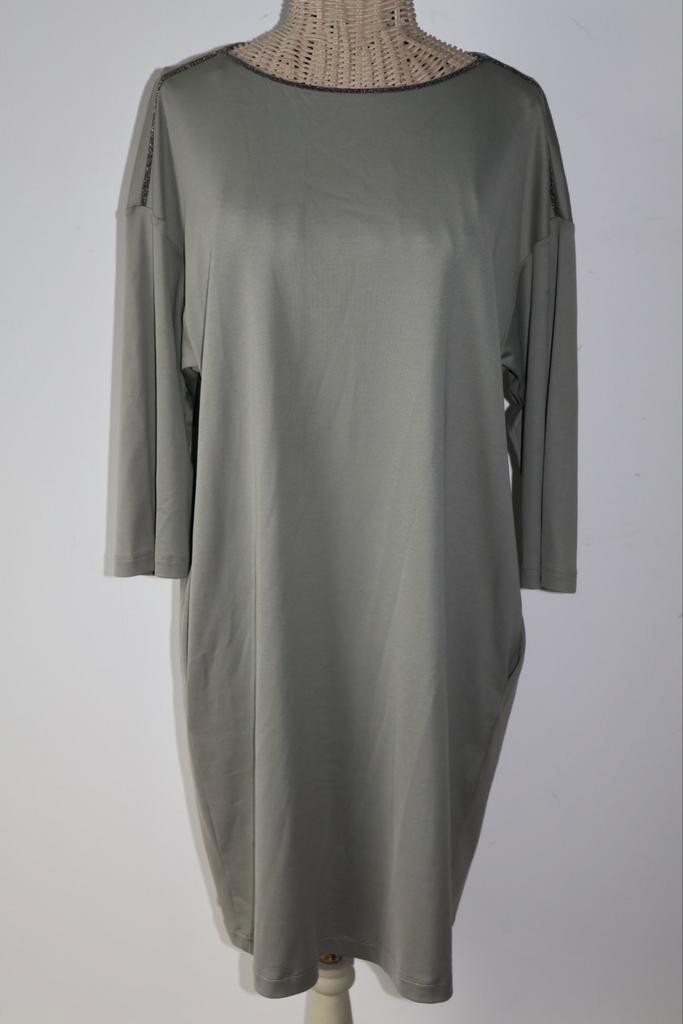 Fabiana Filippi Jurk Lindegroen Maat 40/L Nieuw, Kleding | Dames, Jurken, Nieuw, Maat 42/44 (L), Groen, Knielengte, Ophalen of Verzenden