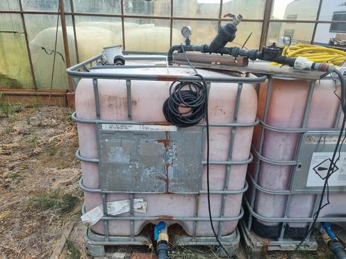 druk dompelpomp met ibc vat, Tuin en Terras, Waterpompen, Gebruikt, Elektrisch, Dompelpomp, Ophalen